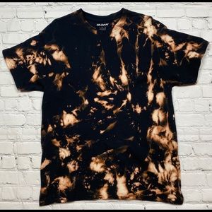 Black Reverse Tie Dye T Shirt